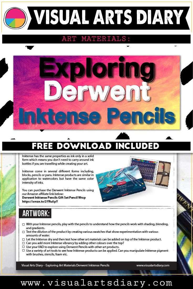 Exploring Art Materials: Derwent Inktense Pencils